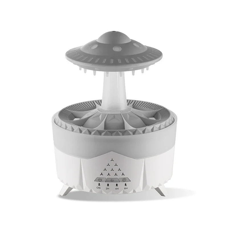 350Ml Aroma Air Humidifier Mini Usb Remote Control Raindrop Colorful Light Aromatherapy Room Rain Cloud Aroma Oil Diffuser