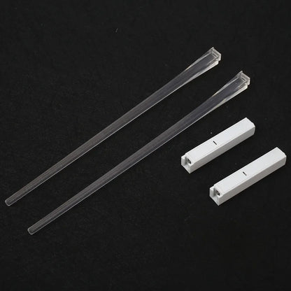 Creative 2Pcs/Pal LED Lightsaber Chopsticks Light up Durable Lightweight Kitchen Dinning Room Party Portable Food Safe Tableware