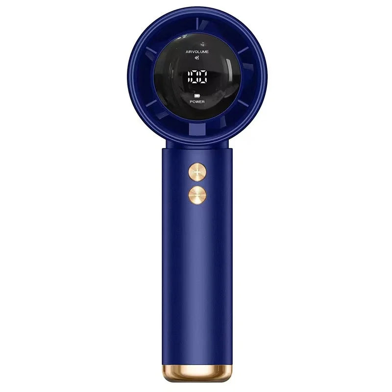10000Mah High Speed Portable Turbo Fan Cooler Fan 100-Speed Adjustment High-Speed Fan Handheld Fan Mini Fan Adjustment Portable