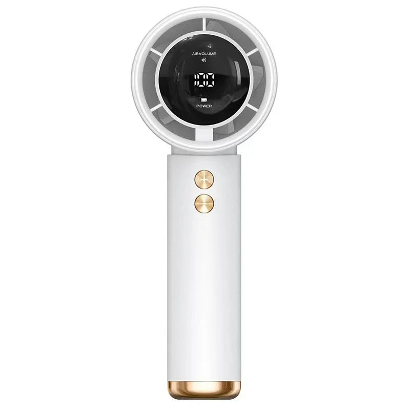 10000Mah High Speed Portable Turbo Fan Cooler Fan 100-Speed Adjustment High-Speed Fan Handheld Fan Mini Fan Adjustment Portable